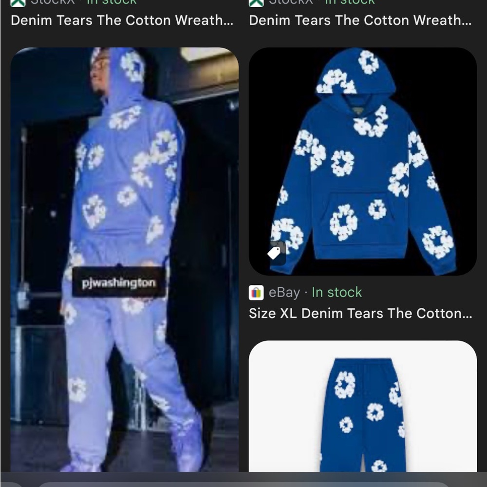 Denim tears set